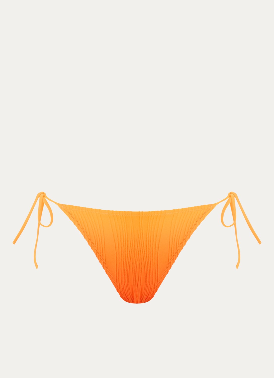 Chantelle Tanga bikinislip met structuur - voorkant geel