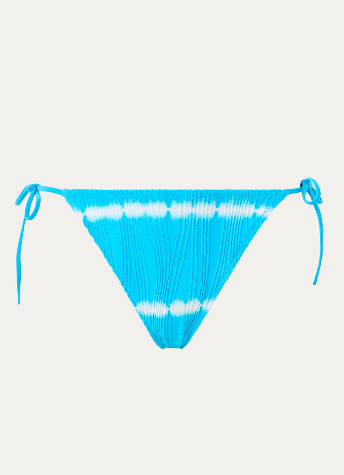 Chantelle Tanga bikinislip met structuur - voorkant 2 blauw