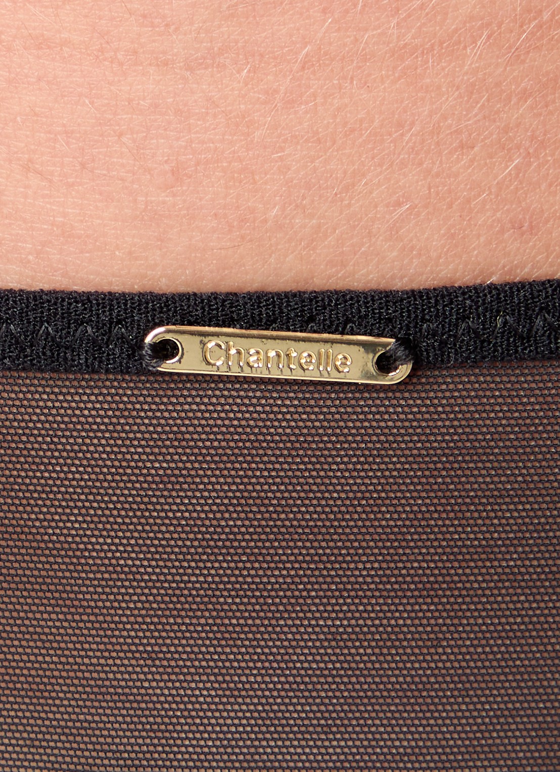 Chantelle Tanga van mesh - detail 5 zwart