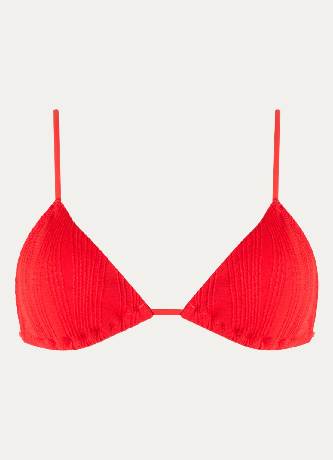 Chantelle Triangel bikinitop met uitneembare vulling - voorkant rood