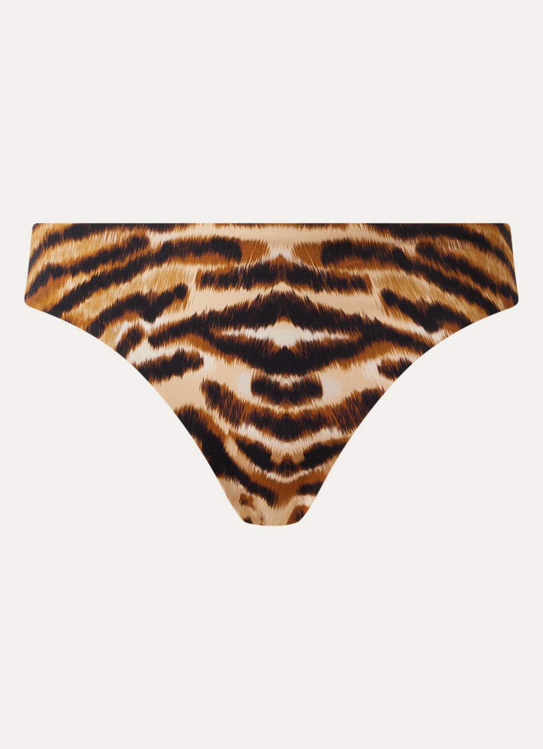 Chantelle Vita bikinislip met tijgerprint - voorkant 4 bruin