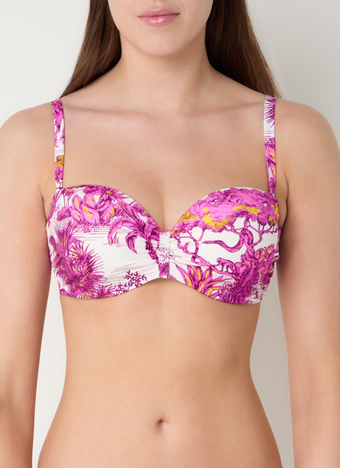 Chantelle Voorgevormde bikinitop met afneembare bandjes - detail 4 fuchsia