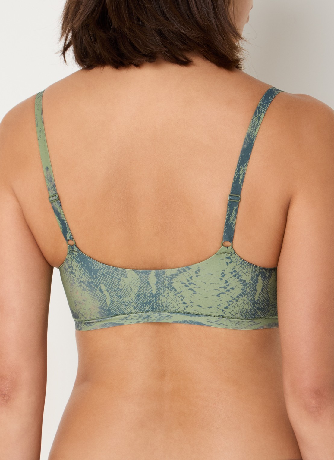Chantelle Voorgevormde bralette met dierenprint - achterkant 3 groen