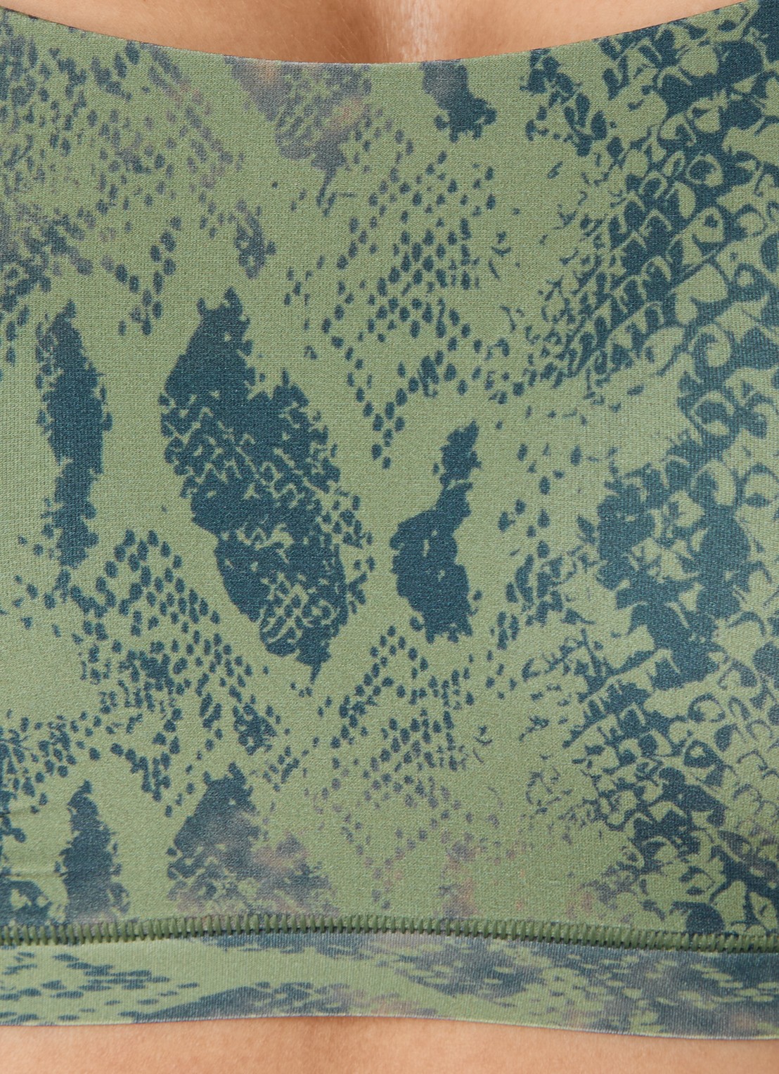 Chantelle Voorgevormde bralette met dierenprint - detail 2 groen