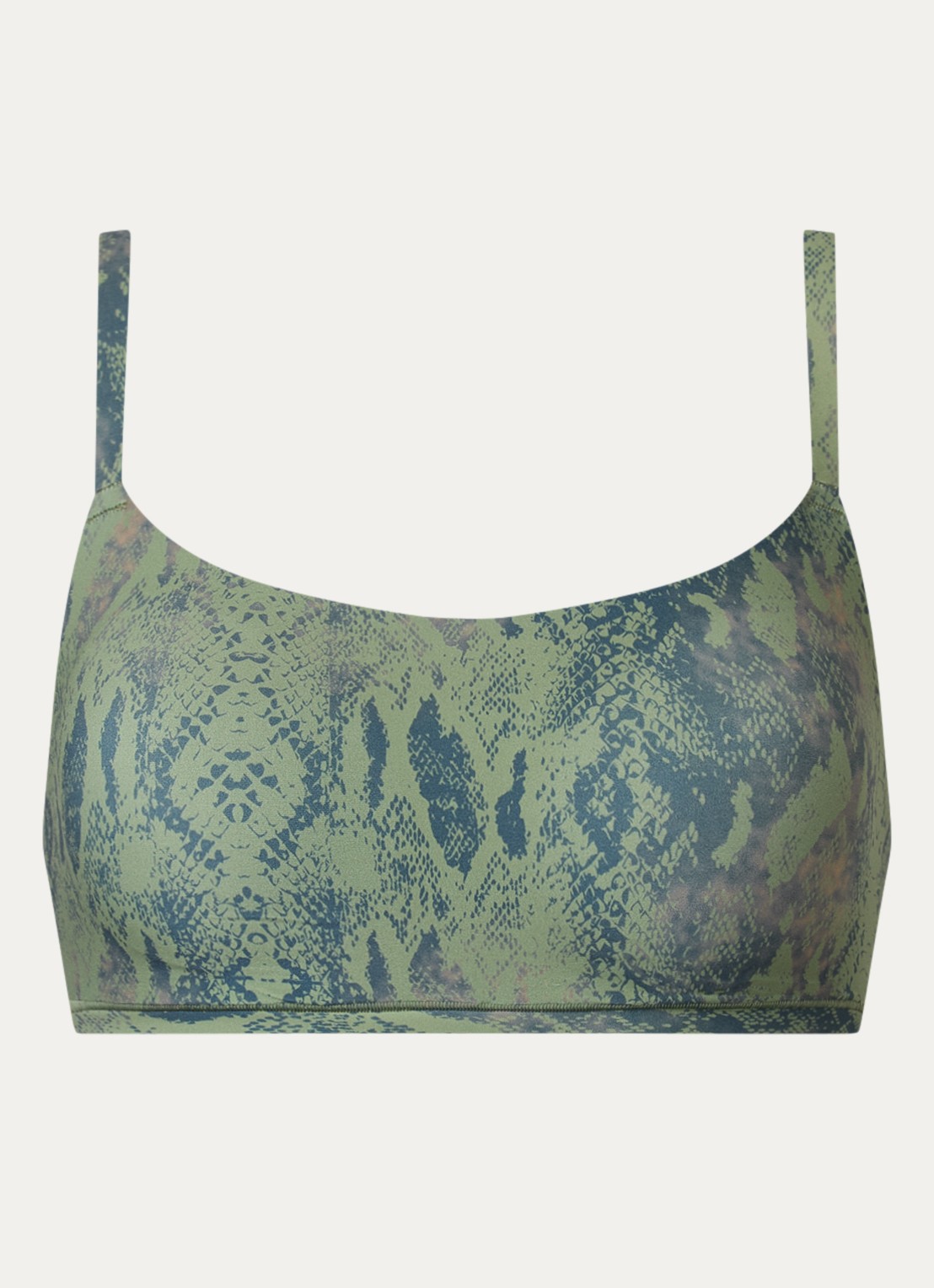 Chantelle Voorgevormde bralette met dierenprint - voorkant 4 groen
