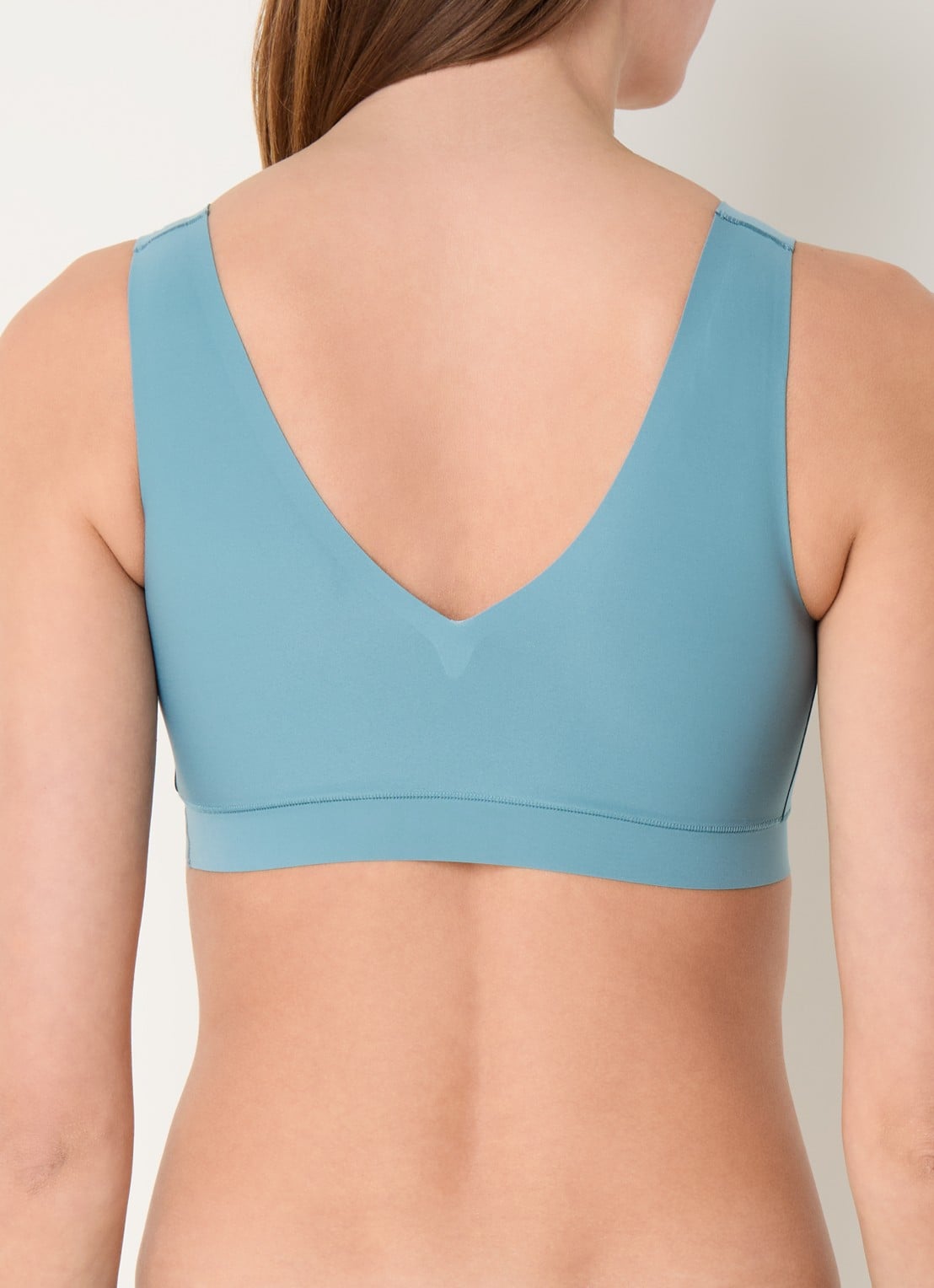 Chantelle Voorgevormde bralette - achterkant 5 blauwgrijs