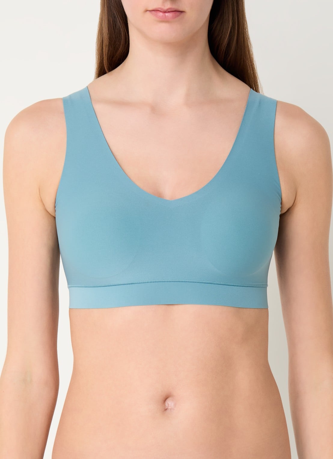 Chantelle Voorgevormde bralette - detail blauwgrijs