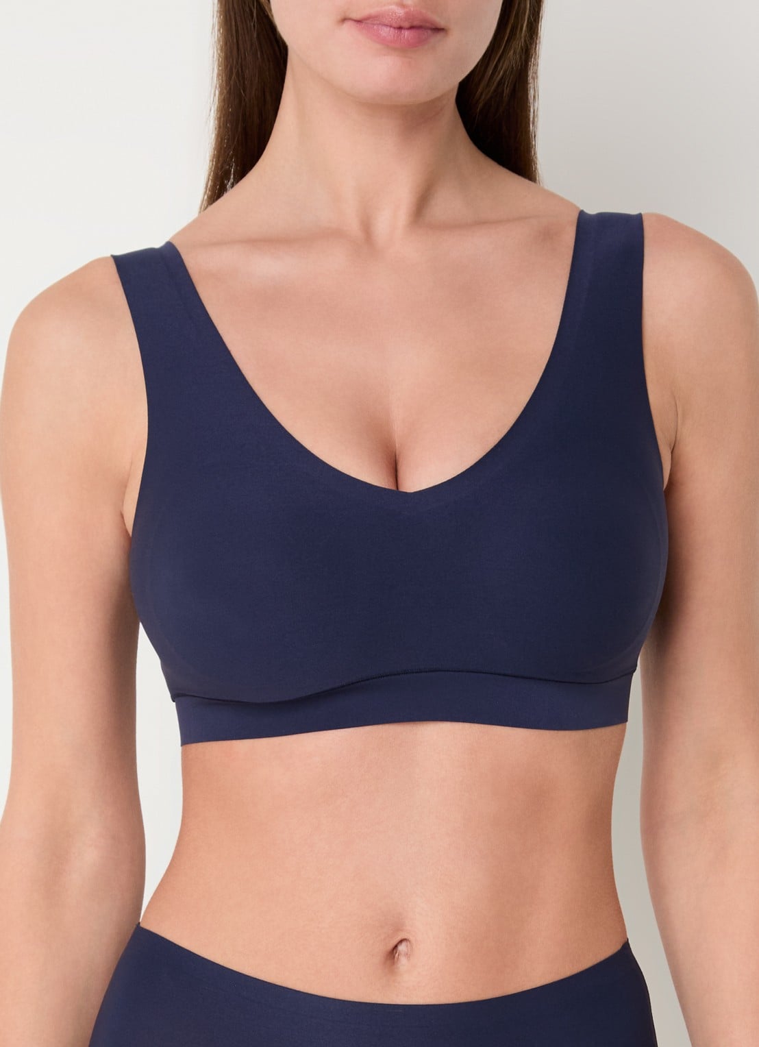 Chantelle Voorgevormde bralette - voorkant 5 donkerblauw