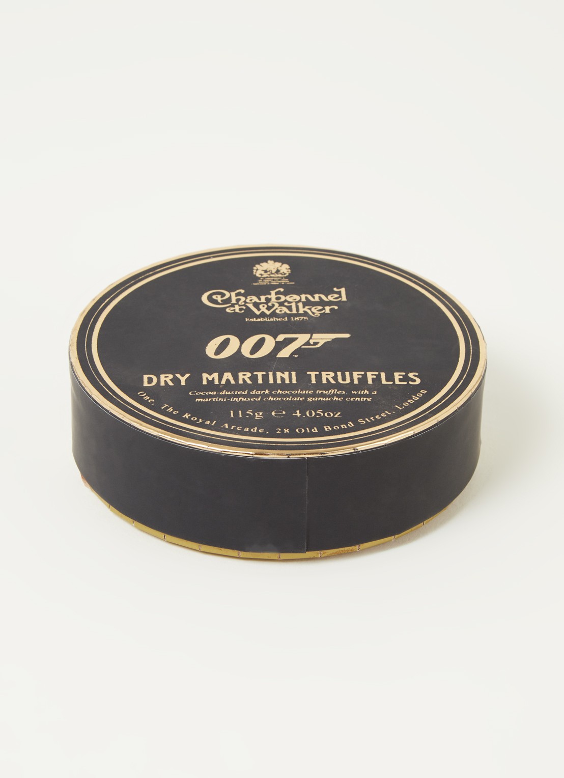 Charbonnel et Walker 007 Dry Martini chocolade truffels 10 stuks - voorkant 2 undefined