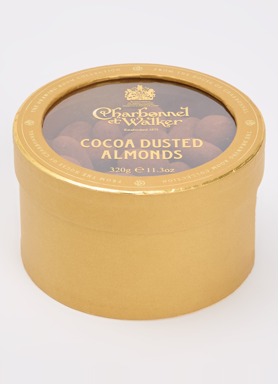 Charbonnel et Walker Cocoa Dusted melkchocolade amandelen 320 gram - voorkant 2 undefined