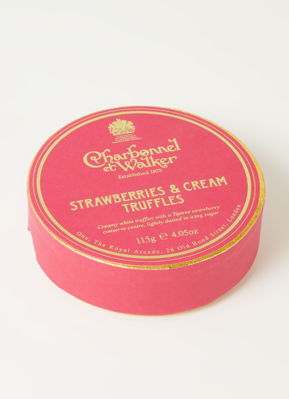 Charbonnel et Walker Dusted Strawberry & Cream truffels 8 stuks - voorkant 2 undefined