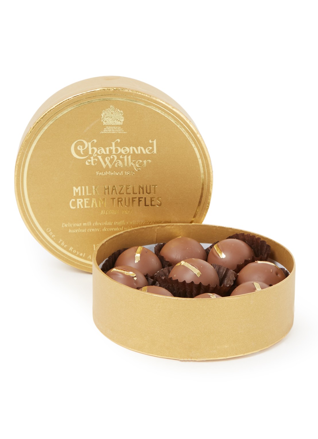 Charbonnel et Walker Melk Hazelnut Cream truffels 9 stuks - voorkant undefined