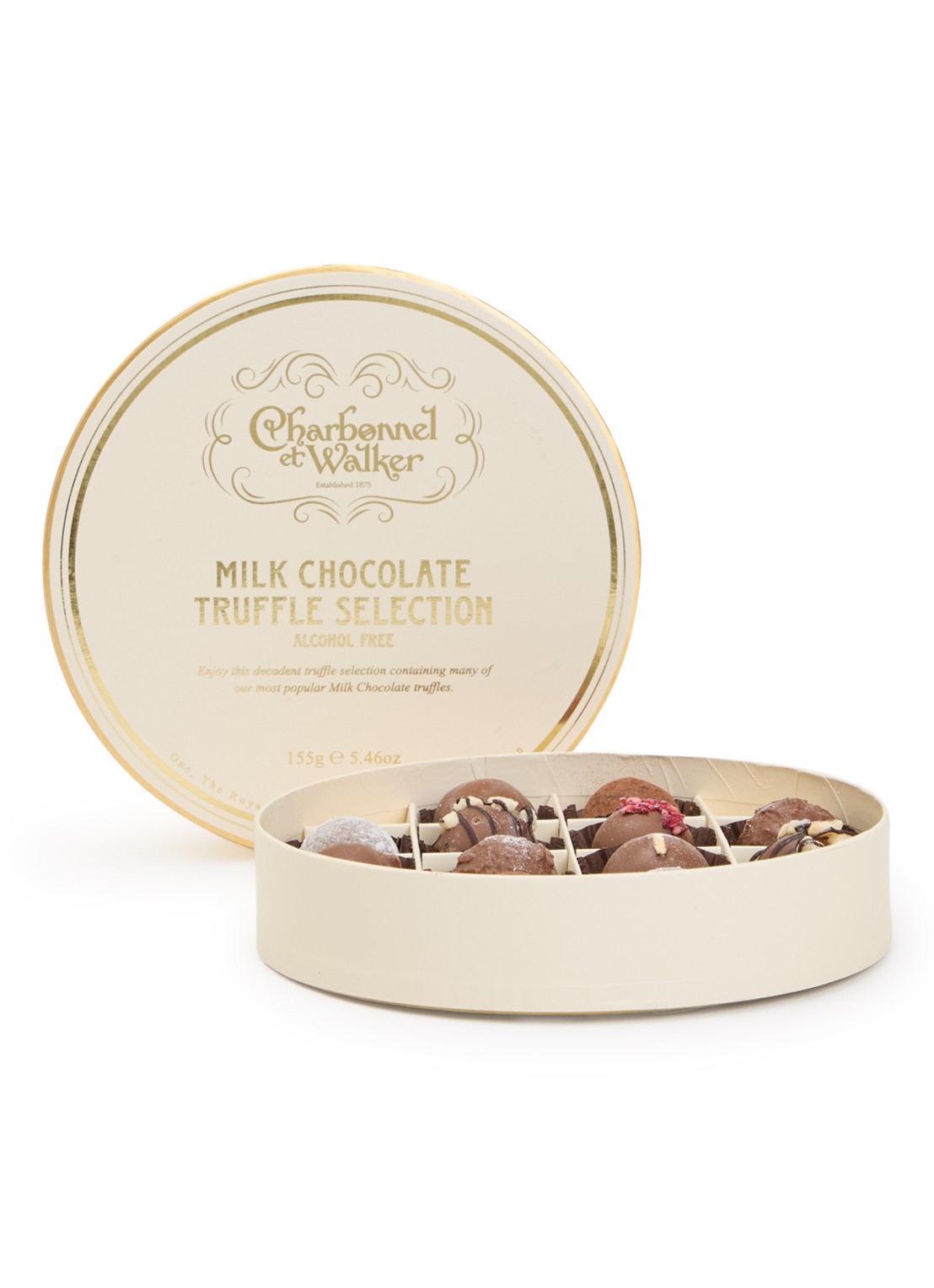 Charbonnel et Walker Milk Chocolate Truffle Selection 12 stuks - voorkant undefined
