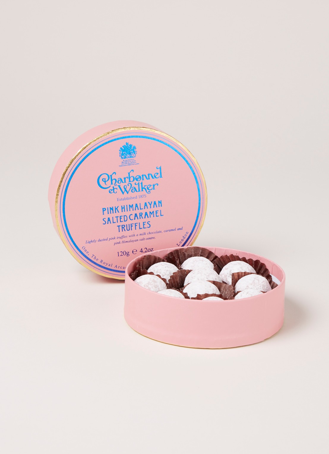 Charbonnel et Walker Pink Himalayan salted caramel truffels 10 stuks - voorkant 2 undefined