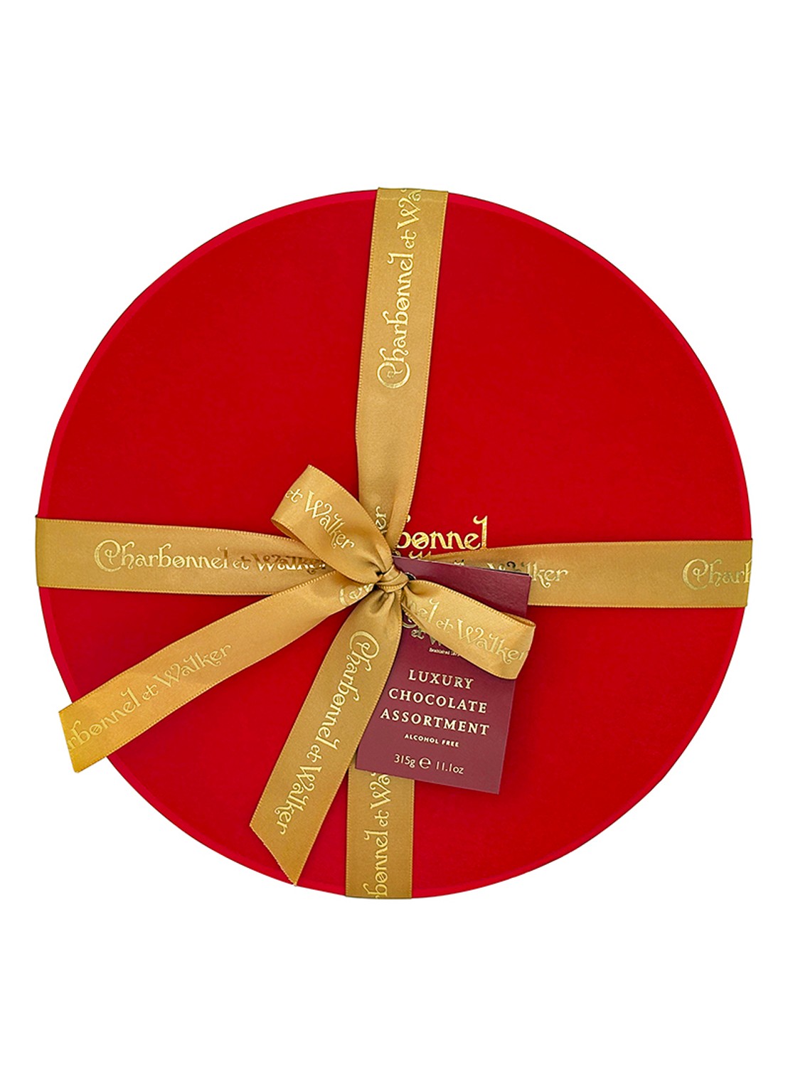 Charbonnel et Walker Red Velvet chocolade en truffels 310 gram 25 stuks - voorkant 4 beige