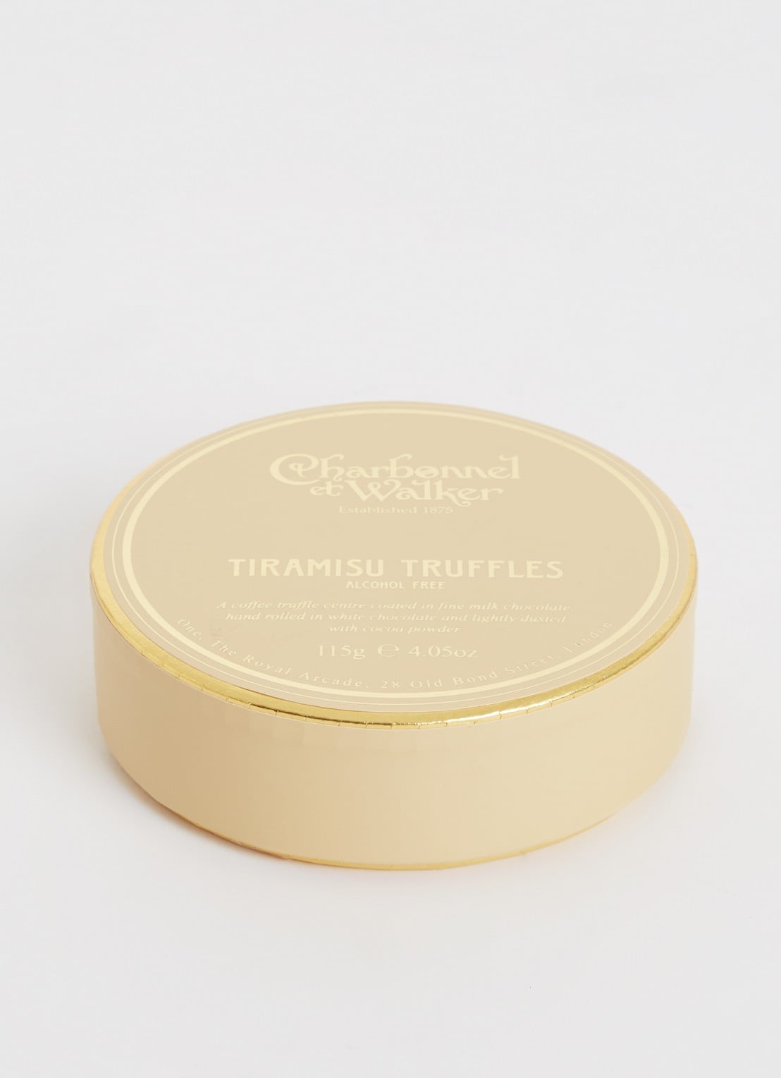 Charbonnel et Walker Tiramisu Truffles 115 gram - voorkant 2 undefined
