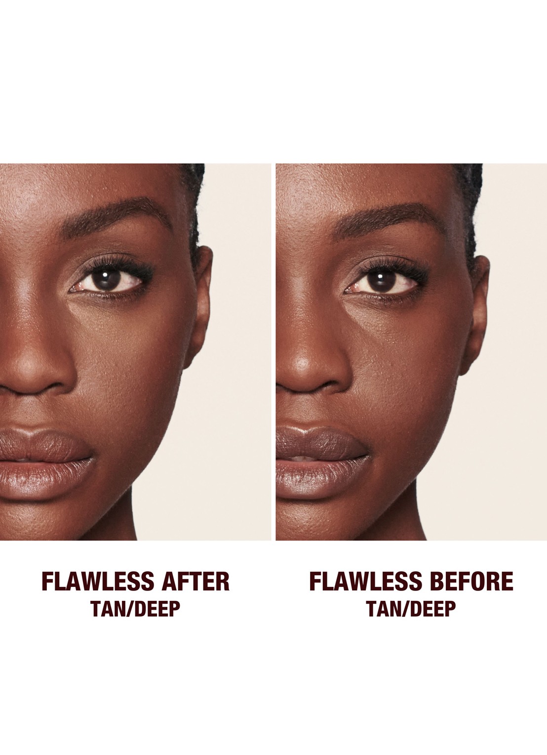 Charlotte Tilbury Airbrush Brightening Flawless Finish Powder Refill - poeder navulling - detail 2 tan/deep