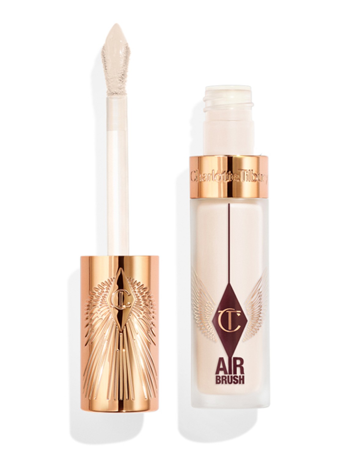 Charlotte Tilbury Airbrush Flawless Blur Concealer - vloeibare concealer - voorkant 6 1.5 fair