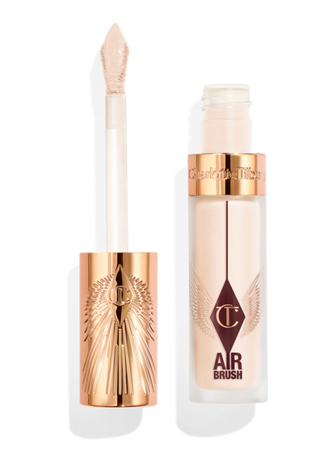 Charlotte Tilbury Airbrush Flawless Blur Concealer - vloeibare concealer - voorkant 6 2 fair