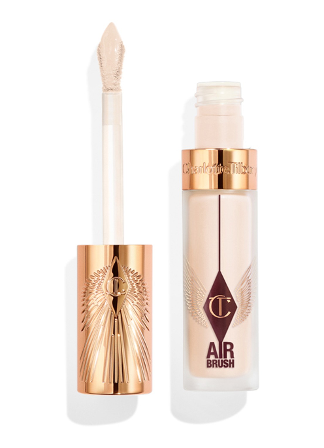 Charlotte Tilbury Airbrush Flawless Blur Concealer - vloeibare concealer - voorkant 6 2.5 fair