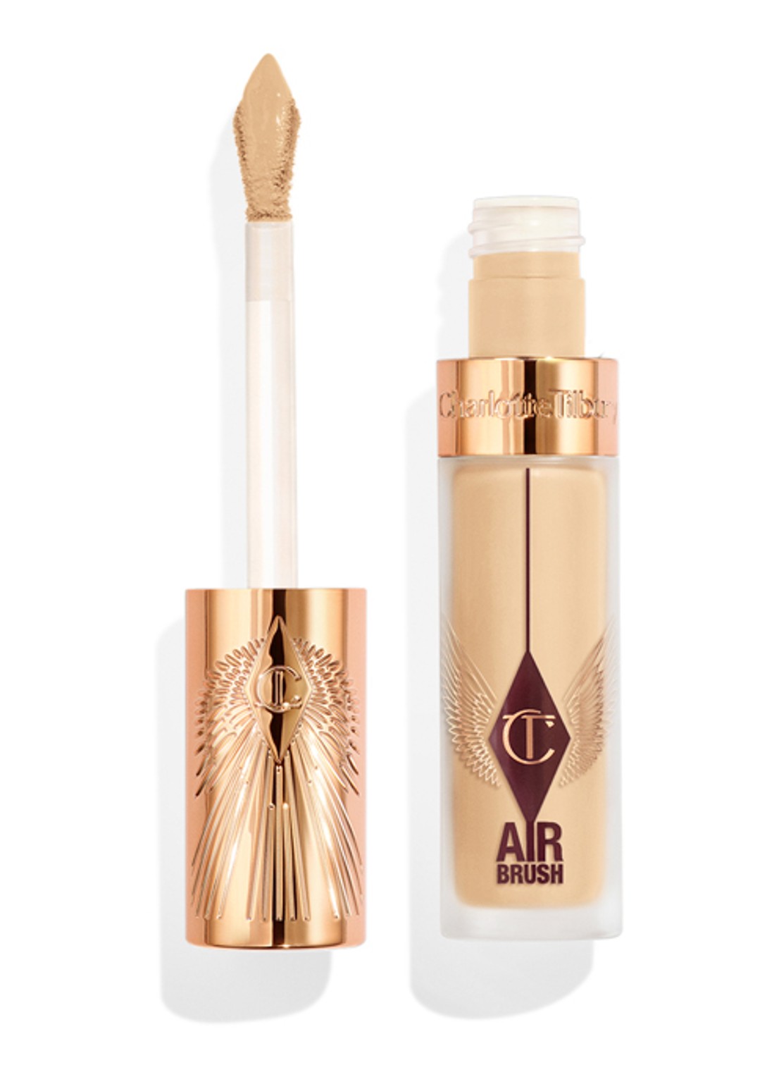 Charlotte Tilbury Airbrush Flawless Blur Concealer - vloeibare concealer - voorkant 6 6.5 medium
