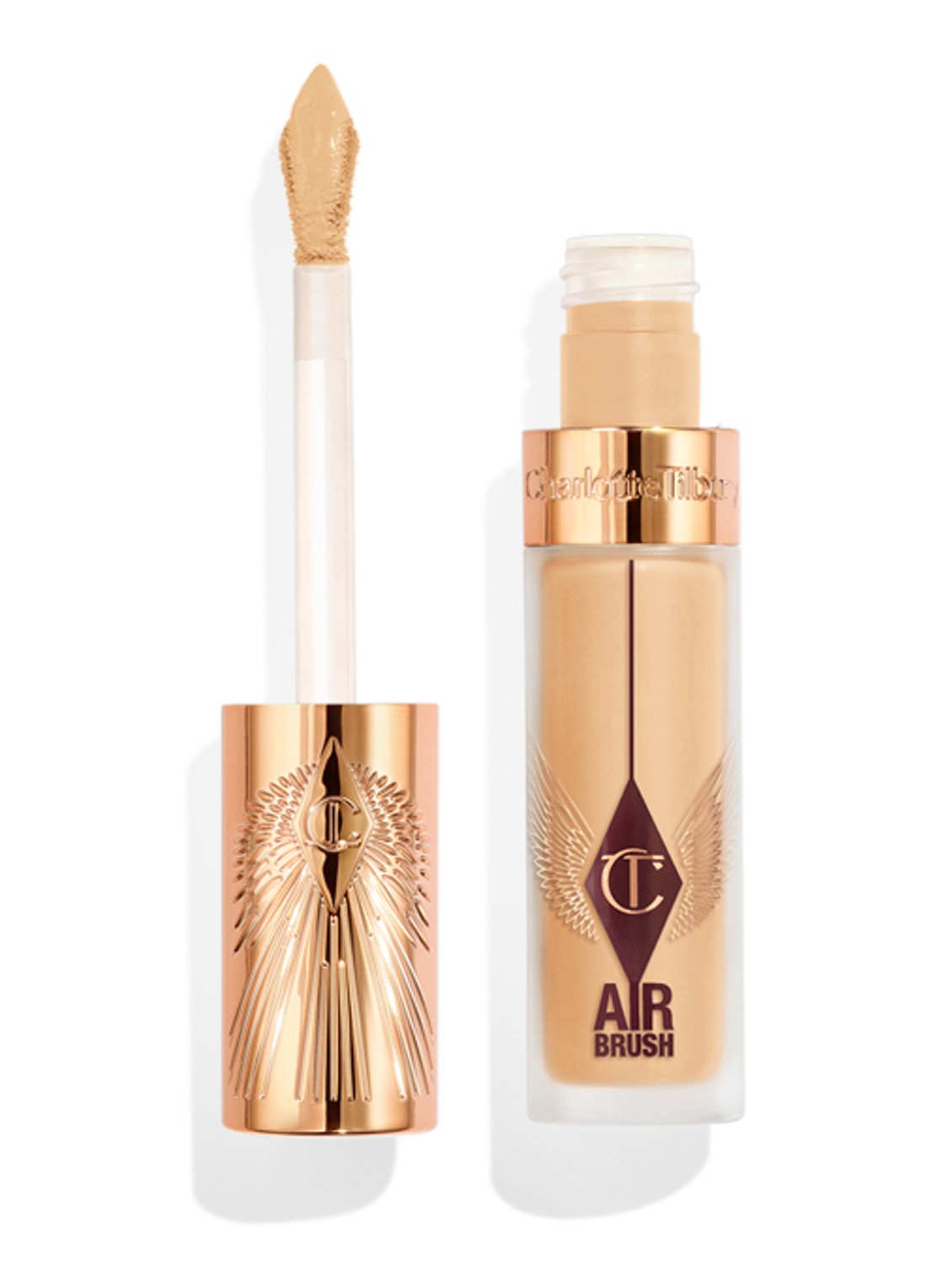 Charlotte Tilbury Airbrush Flawless Blur Concealer - vloeibare concealer - voorkant 7.5 medium