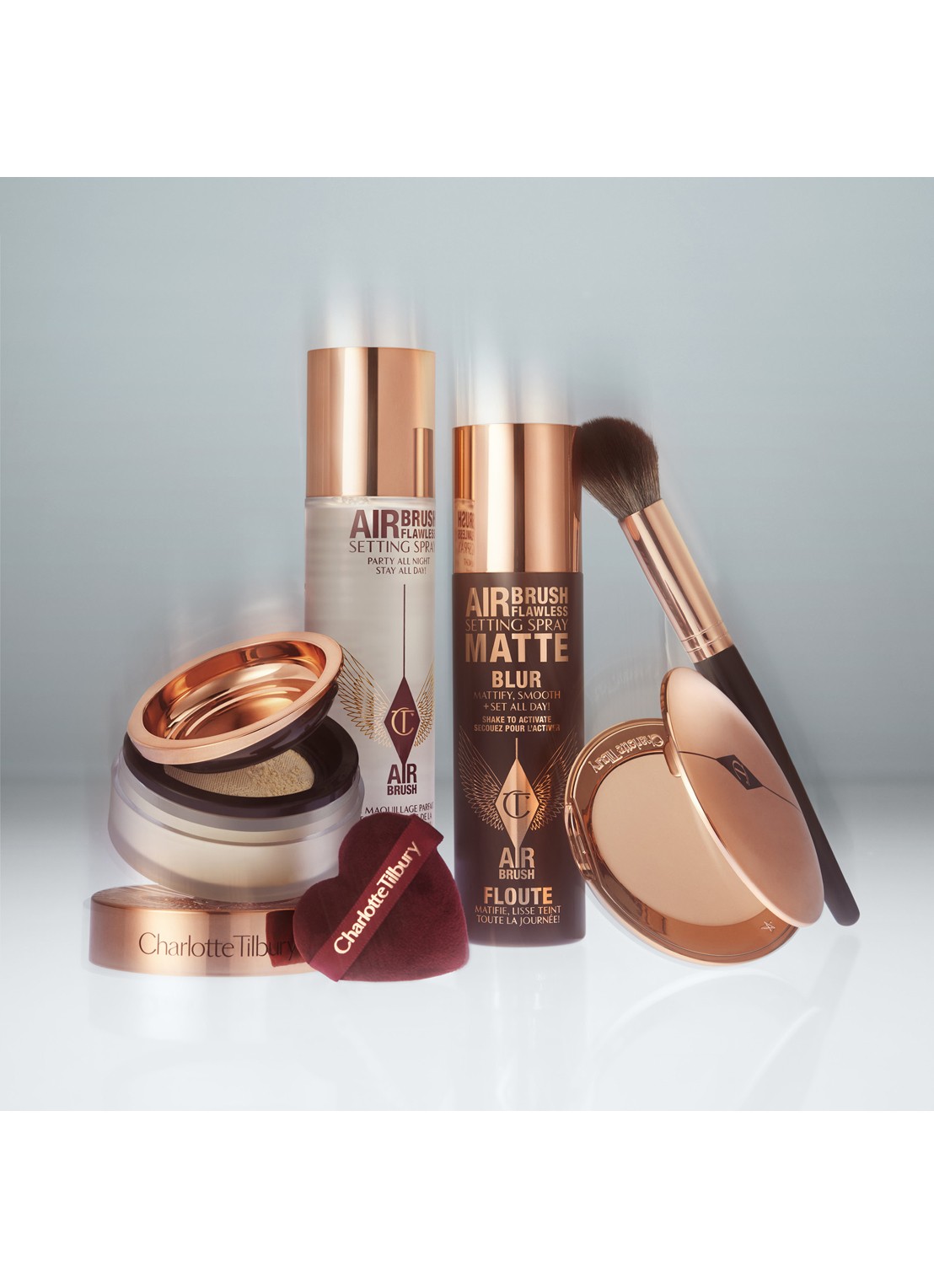 Charlotte Tilbury Airbrush Flawless Blur Puff Duo - poederdons - detail 3 beige