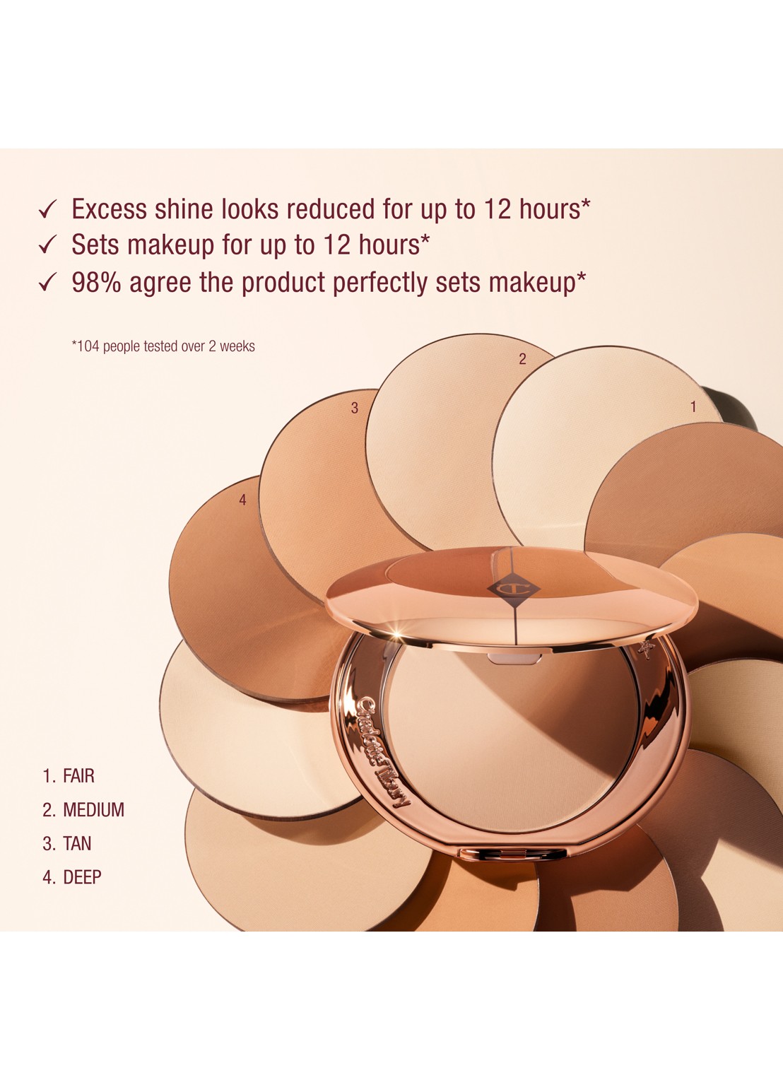 Charlotte Tilbury Airbrush Flawless Finish Powder - poeder - detail 4 2 medium