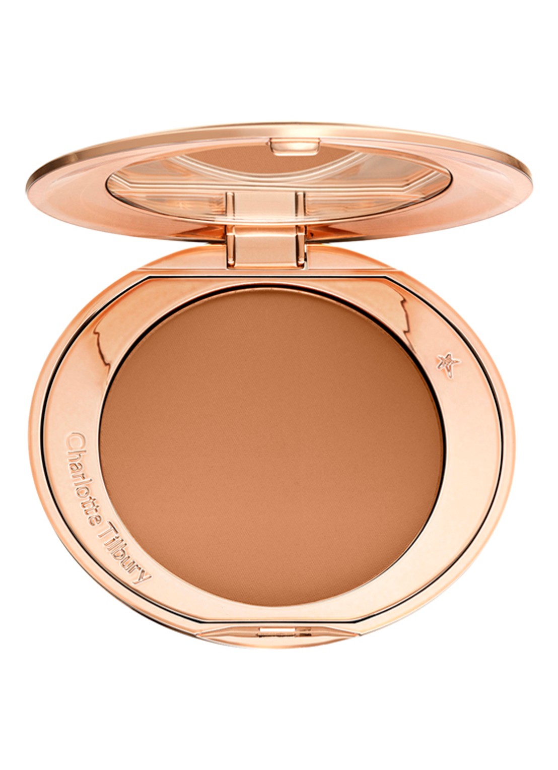 Charlotte Tilbury Airbrush Flawless Finish Powder Refill - navulling poeder - voorkant 5 4 deep
