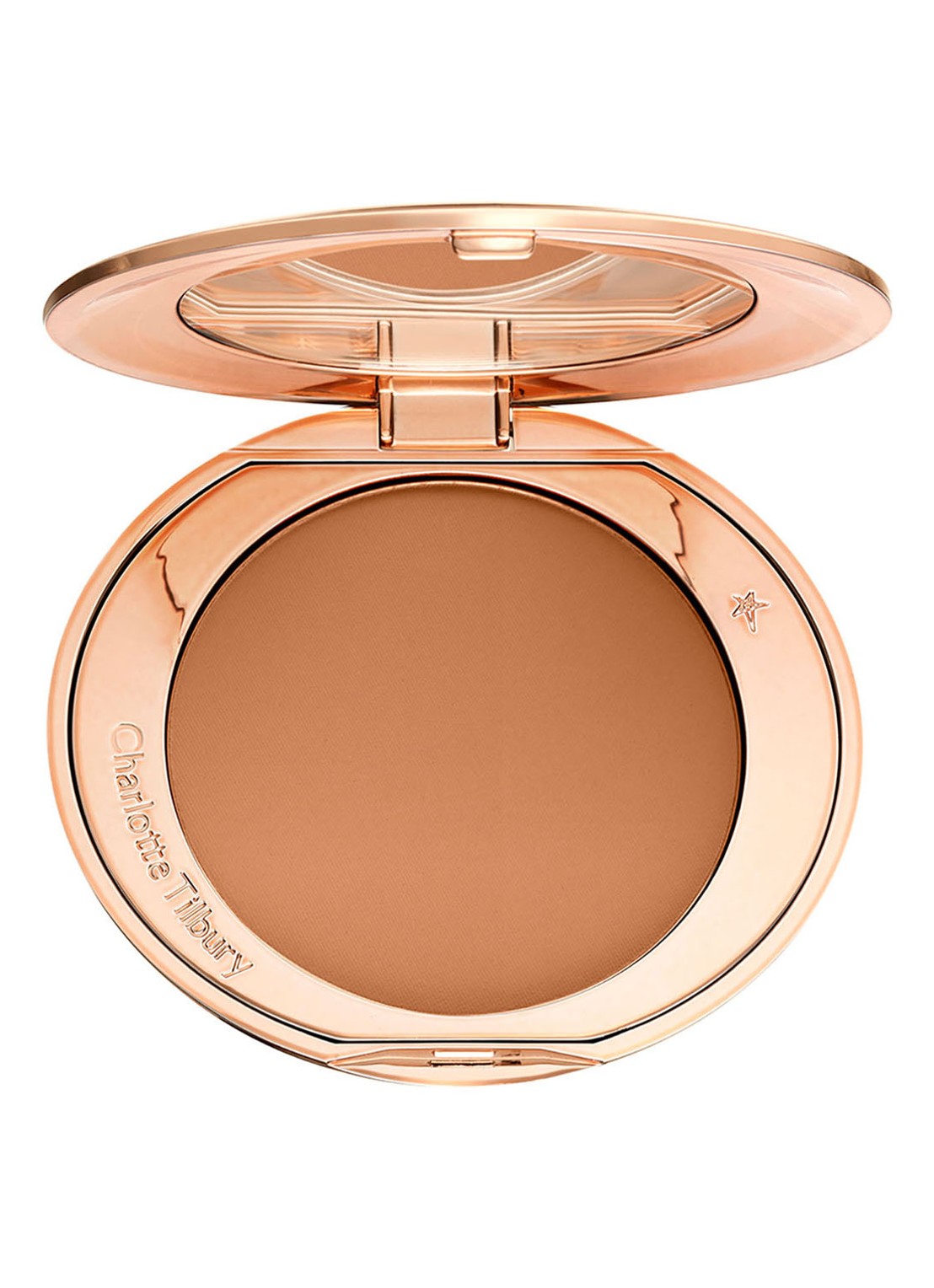 Charlotte Tilbury Airbrush Flawless Finish Powder Refill - poeder navulling - voorkant 3 4 deep
