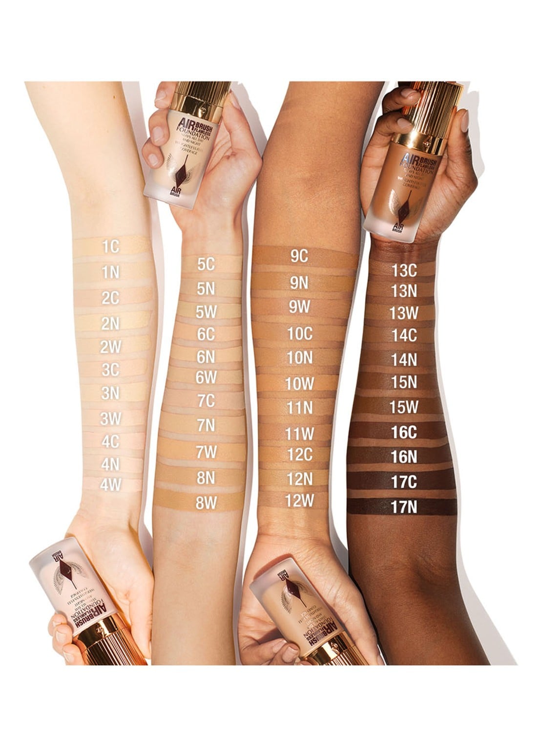 Charlotte Tilbury Airbrush Flawless Foundation - vloeibare foundation - detail 5 6 cool