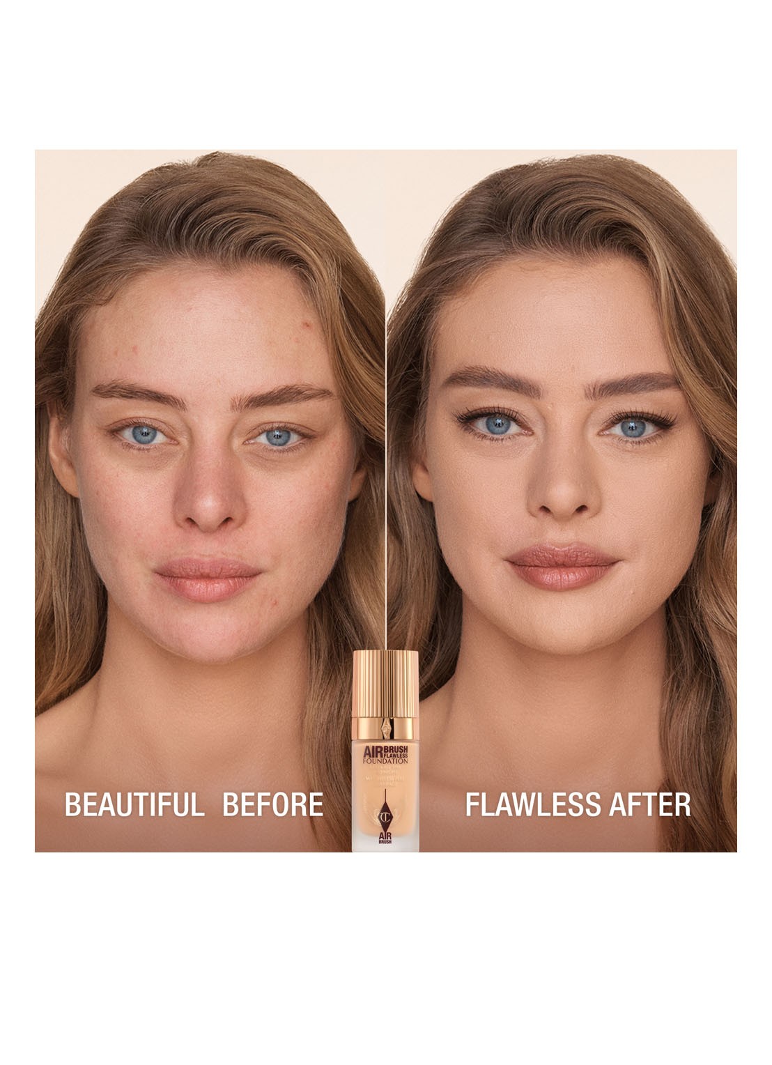 Charlotte Tilbury Airbrush Flawless Foundation - vloeibare foundation - detail 2  7 cool