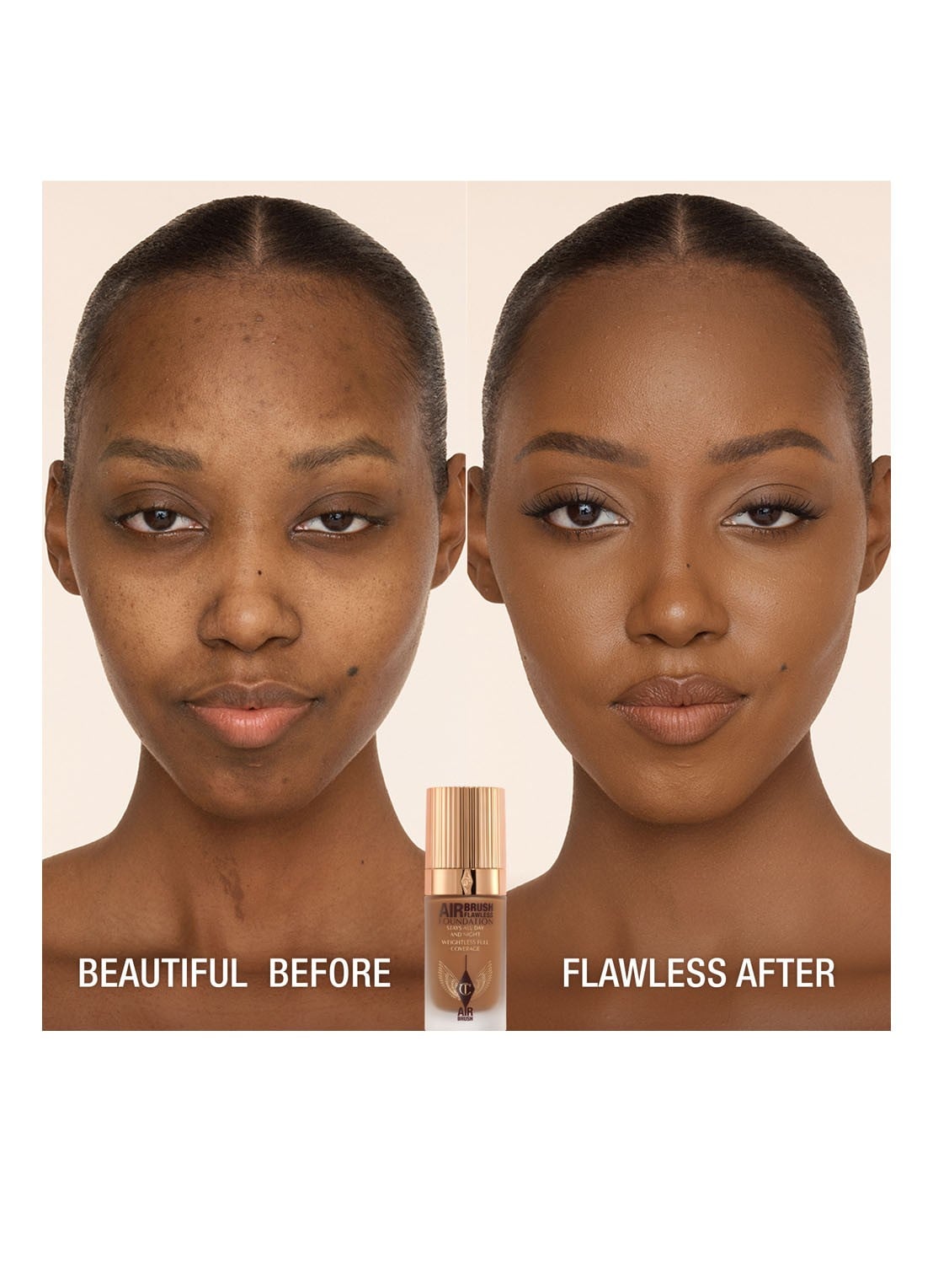 Charlotte Tilbury Airbrush Flawless Foundation - vloeibare foundation - detail 4 13 neutral