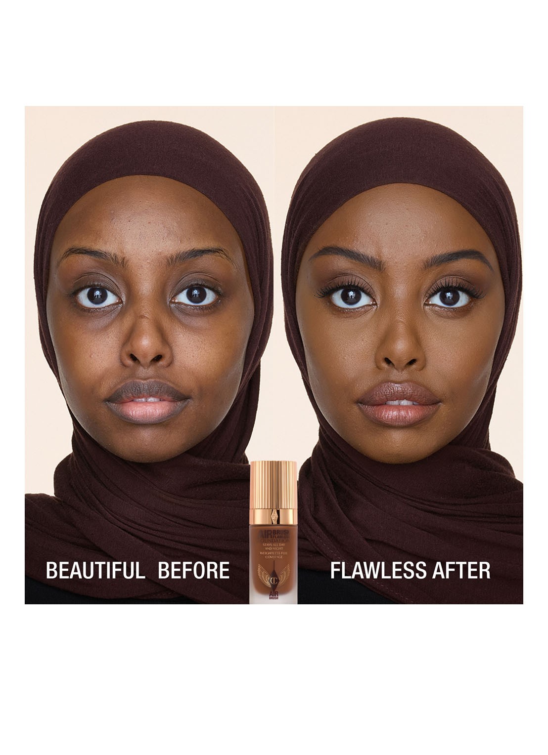 Charlotte Tilbury Airbrush Flawless Foundation - vloeibare foundation - detail 4  14 neutral