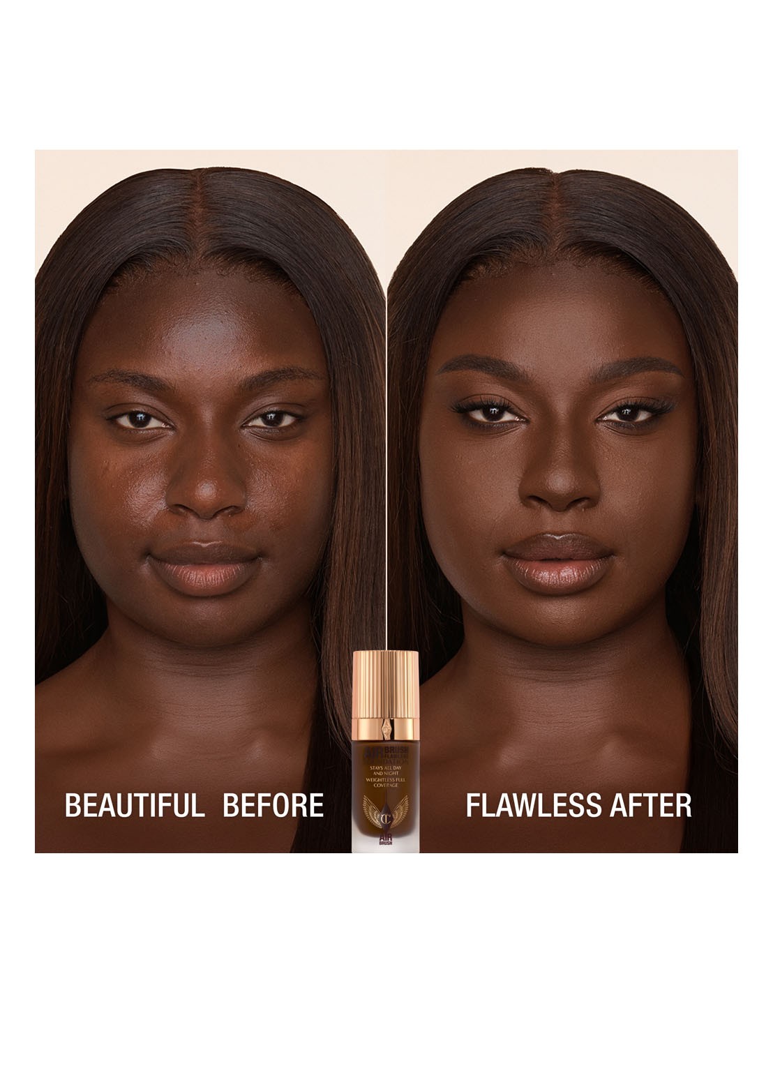 Charlotte Tilbury Airbrush Flawless Foundation - vloeibare foundation - detail 2  16 neutral
