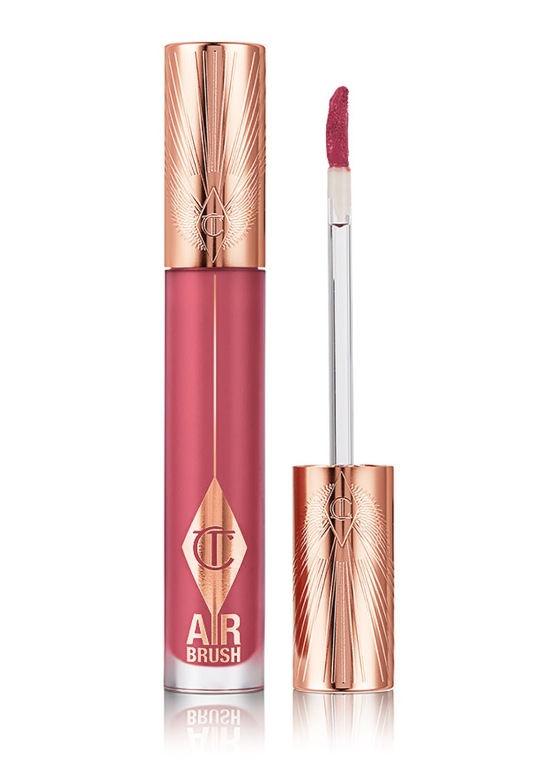 Charlotte Tilbury Airbrush Flawless Lip Blur - matte vloeibare lipstick - voorkant rose blur