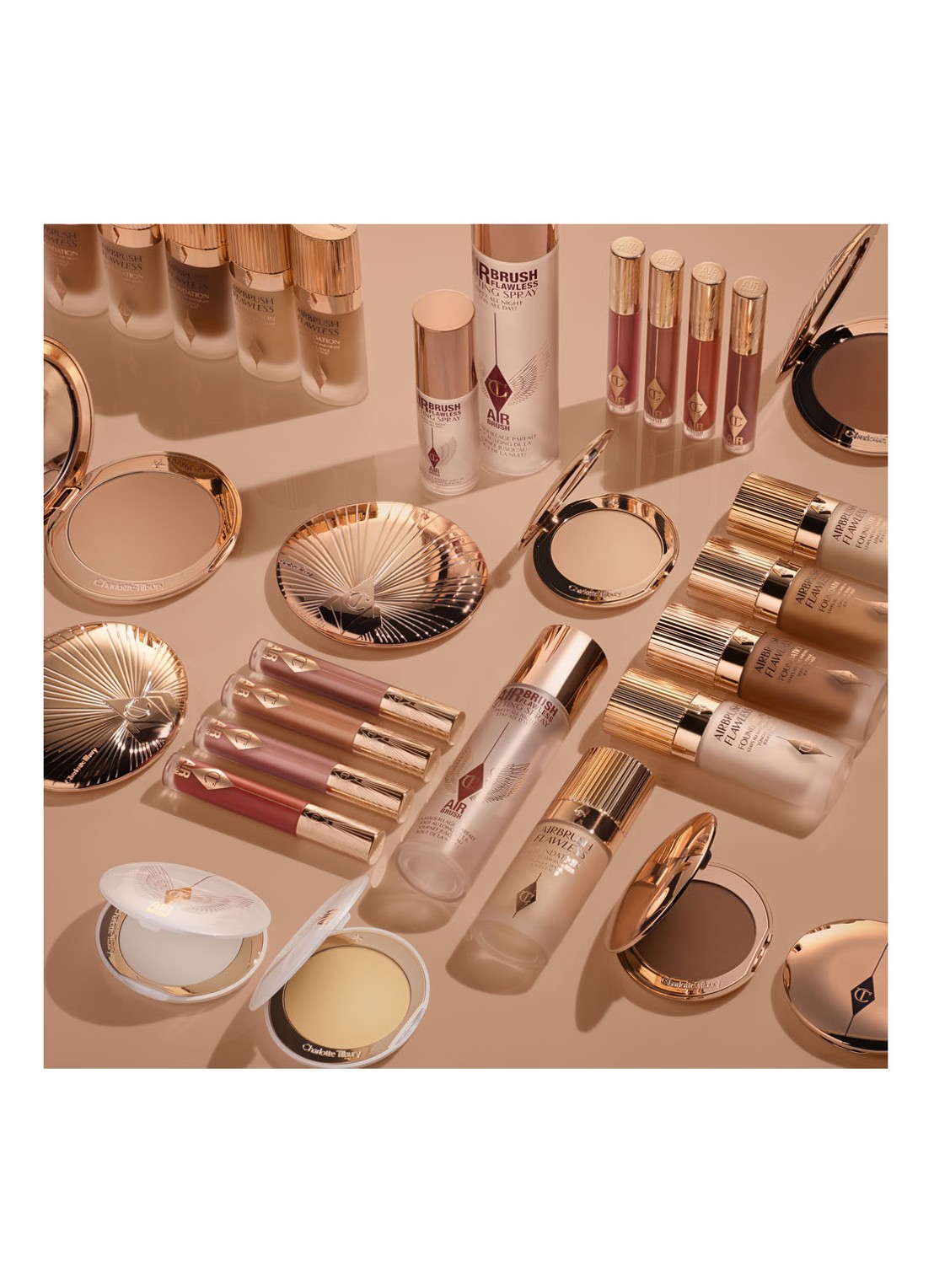 Charlotte Tilbury Airbrush Flawless Setting Spray XL - make-up setting- & fixing spray t.w.v. €70,- - detail 5 transparant