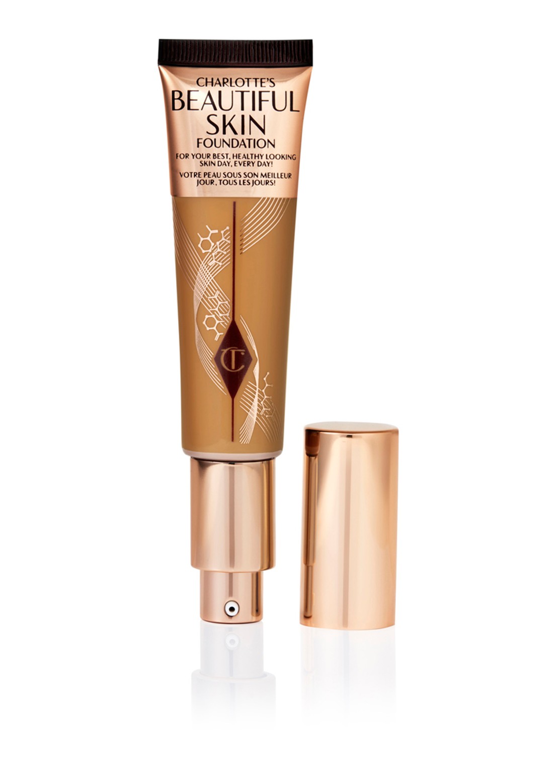 Charlotte Tilbury Beautiful Skin Foundation - vloeibare foundation - voorkant 5 warm_11