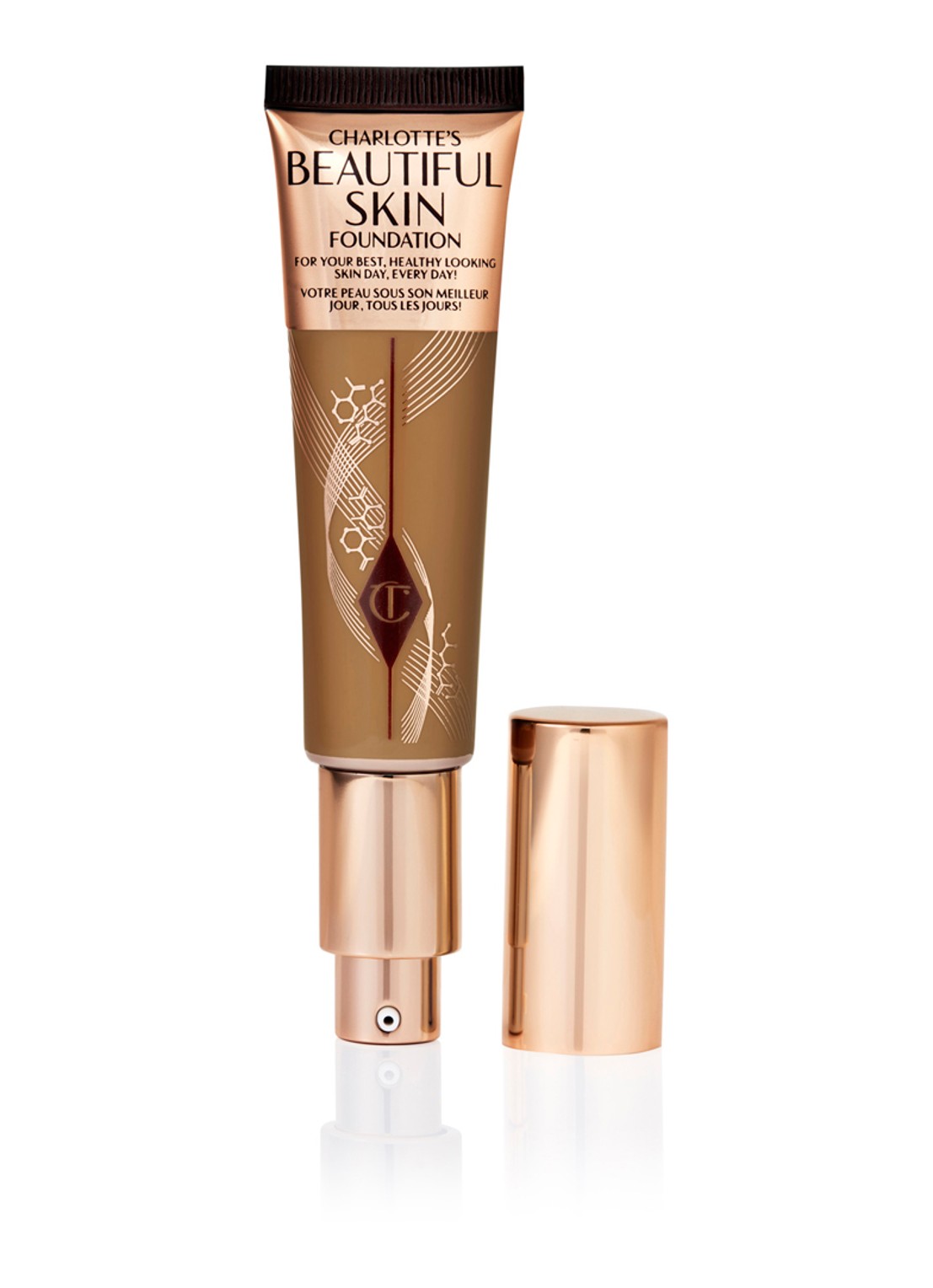 Charlotte Tilbury Beautiful Skin Foundation - vloeibare foundation - voorkant 5 neutral_12