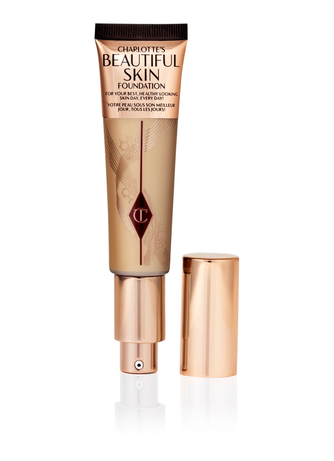 Charlotte Tilbury Beautiful Skin Foundation - vloeibare foundation - voorkant 6 neutral_23