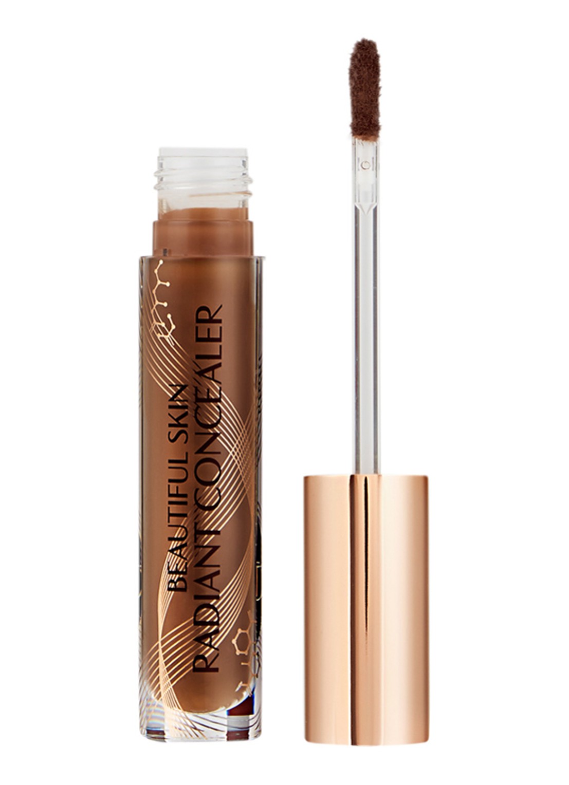 Charlotte Tilbury Beautiful Skin Radiant Concealer - vloeibare concealer - voorkant 5 17 deep