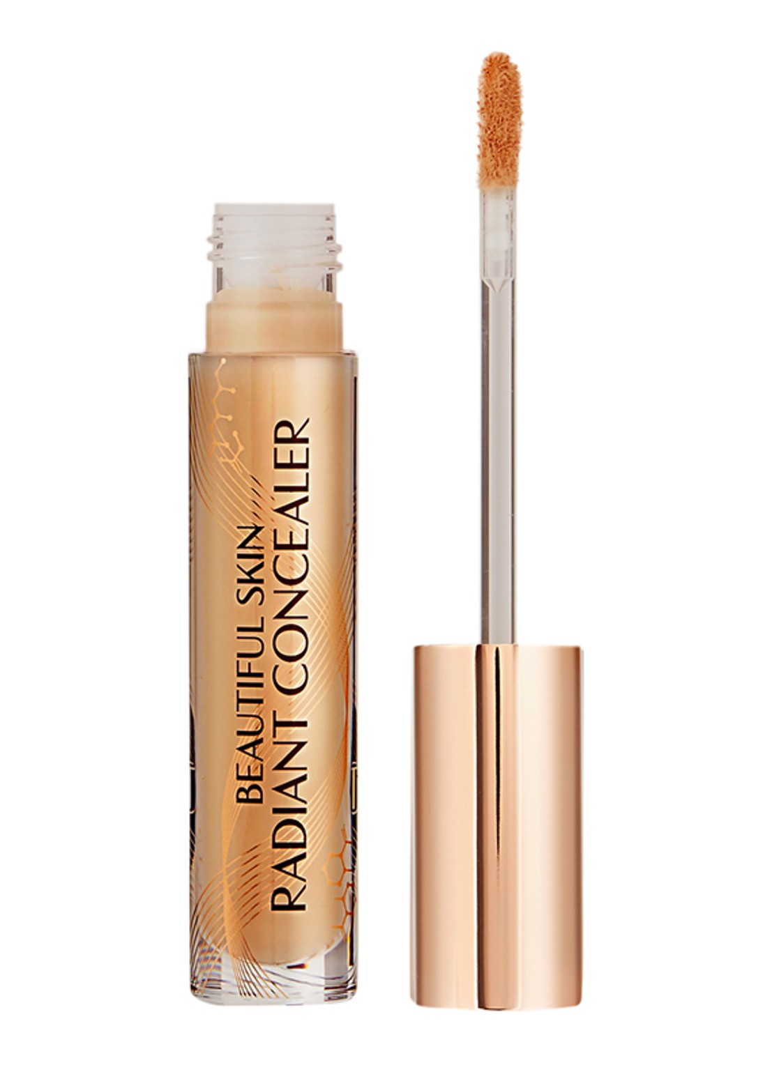 Charlotte Tilbury Beautiful Skin Radiant Concealer - vloeibare concealer - voorkant 7 11.75 deep