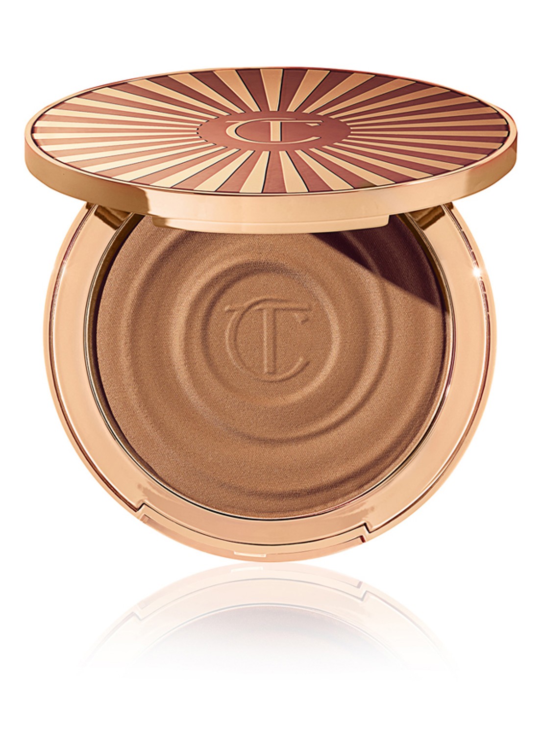 Charlotte Tilbury Beautiful Skin Sun-Kissed Glow Bronzer - voorkant 6 fair