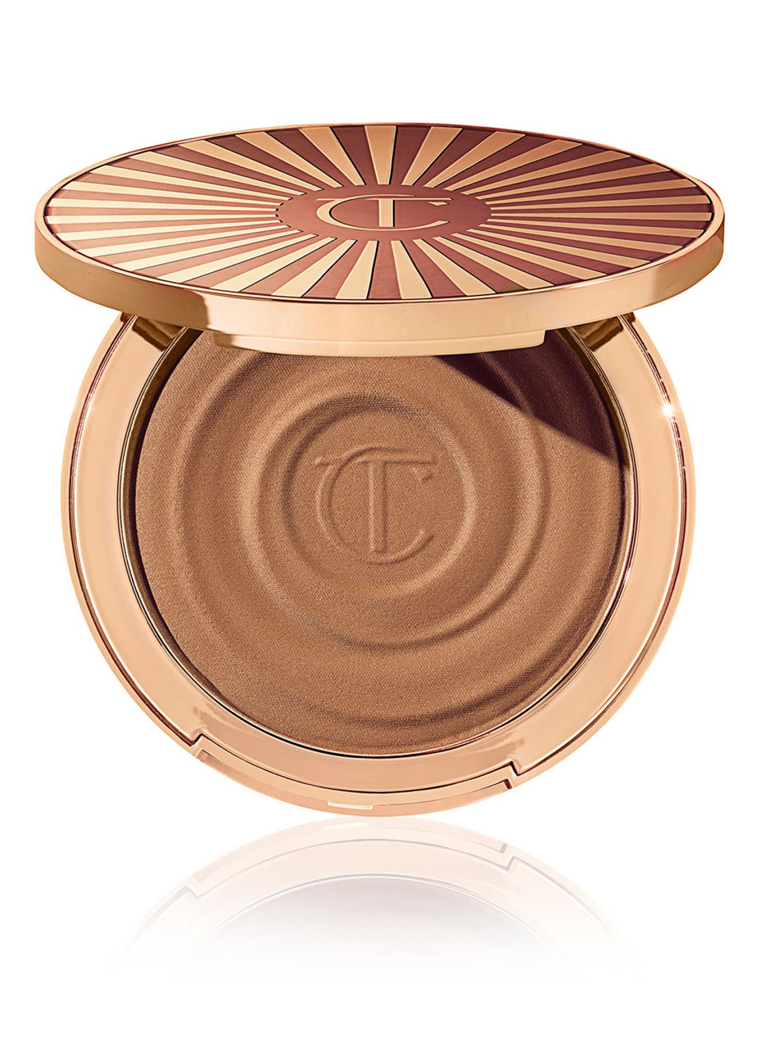 Charlotte Tilbury Beautiful Skin Sun-Kissed Glow Bronzer - voorkant 6 fair
