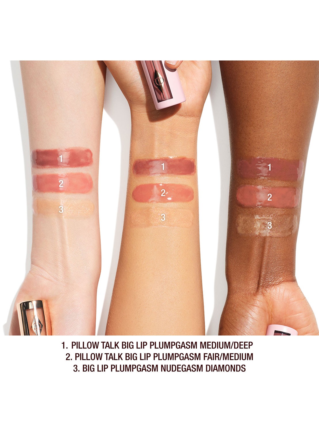 Charlotte Tilbury Big Lip Plumpgasm - lipplumper - detail 4 nudegasm diamonds