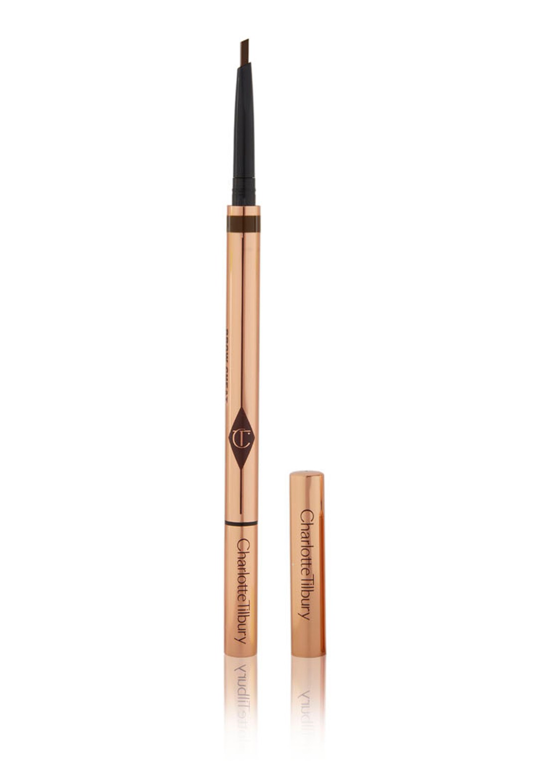 Charlotte Tilbury Brow Pencil Cheat - wenkbrauwpotlood - voorkant 2 medium brown