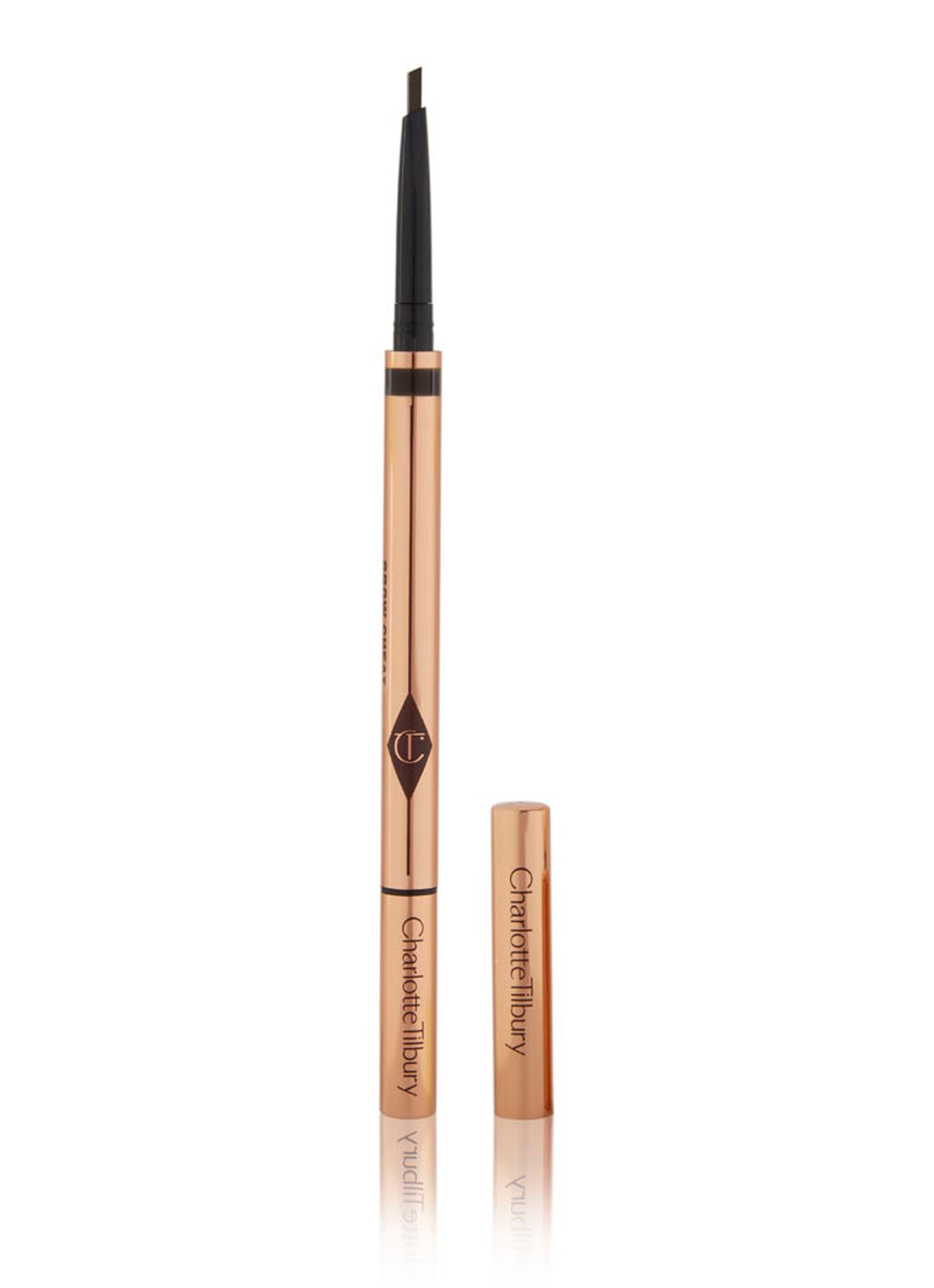 Charlotte Tilbury Brow Pencil Cheat - wenkbrauwpotlood - voorkant 7 natural black