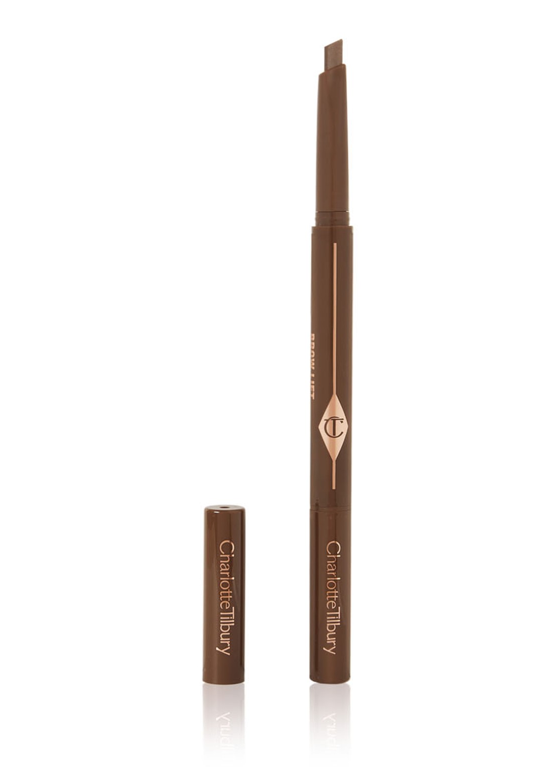 Charlotte Tilbury Brow Pencil Lift - wenkbrauwpotlood - voorkant 2 medium brown