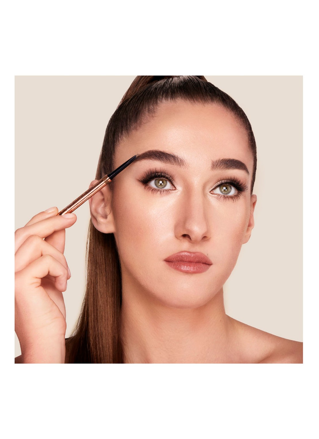 Charlotte Tilbury Brow Pencil Refill Cheat - wenkbrauwpotlood navulling - detail 2 natural brown