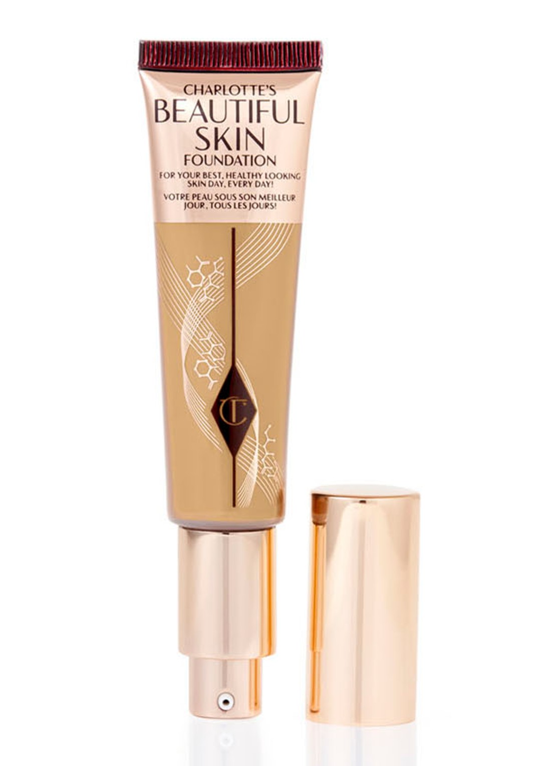Charlotte Tilbury Charlotte's Beautiful Skin Foundation - voorkant 7 warm